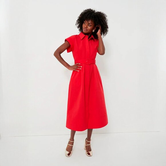 Tuckernuck | Size L | Chloe Dress in Red ($298) - Picture 1 of 9